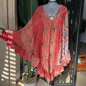 Float Away Silk Cape / Tunic